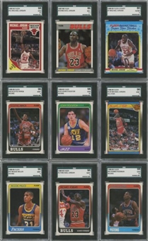 1987/88-1989/90 Fleer Basketball High Grade Complete Sets Collection (6 Different) 